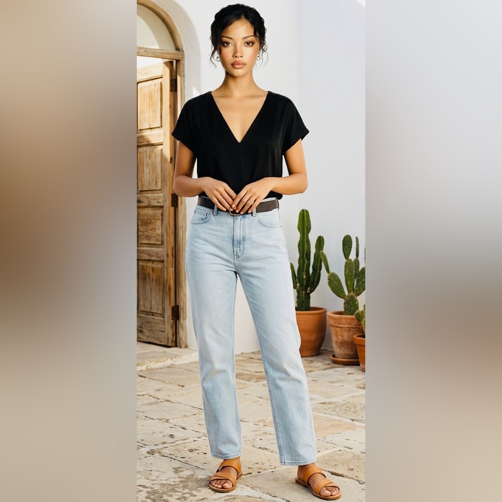 Madewell Light Blue Straight Leg Jeans
